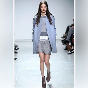 Rebecca Taylor Melton Cocoon Coat (Light Blue) - New without tags